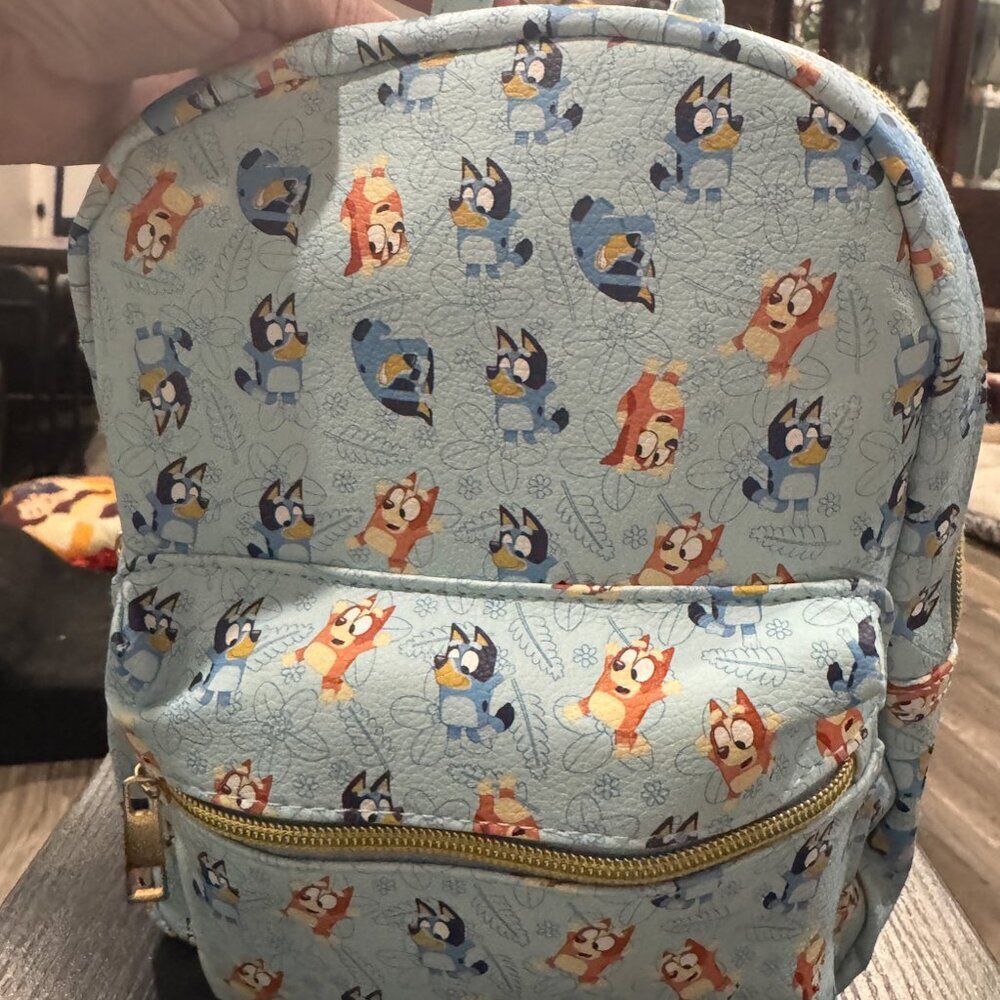 Bluey and Bingo Blue Mini Backpack NWT​